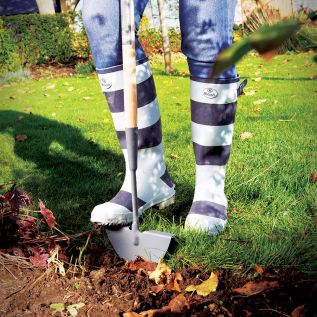 Graskantsteker, essenhout 900 mm