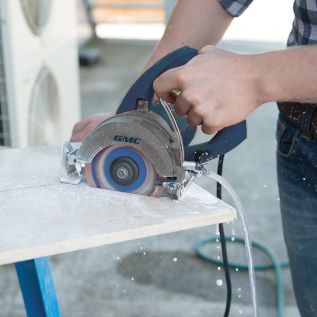 1250 W nat steenzaagmachine, 110 mm GMC1250