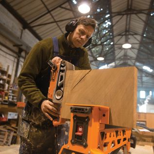 Bandschuurmachine, 76 mm TA1200BS