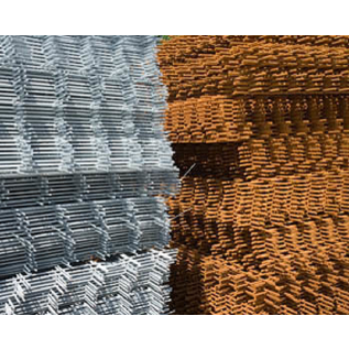 Bouwstaalmat gegalvaniseerd  75x 75