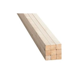 Vuren C Geschaafd Ronde Hoek FSC 50x50mm