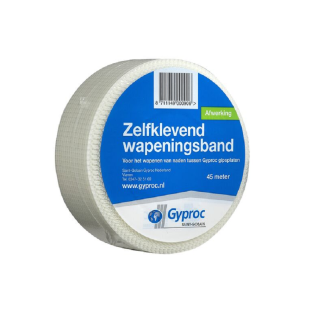 Gyproc Wapeningsband Zelfklevend Rol 45 Meter