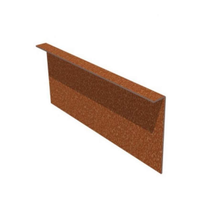 Cortenstaal borderrand 10 MM gezet, 1500 MM