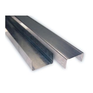 Metalstud horizontaal profiel wand U45 staal 4000mm