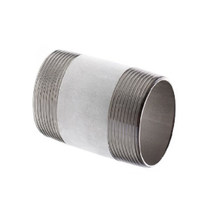 Pijpnippel zwart 1.1/2"