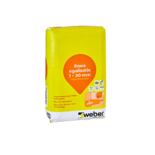 Weber Floor Project Basis Egalisatie 1-30mm, 25kg zak