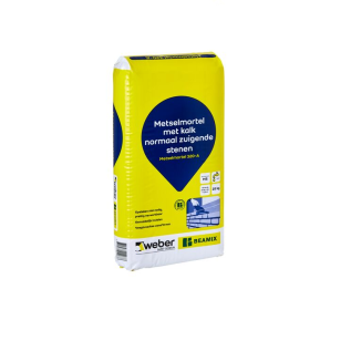 Weber Beamix Metselmorel Met Kalk 320-A, Zak 25kg