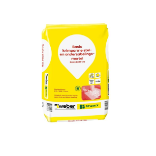 Weber Beamix Basis Krimparme Stel en Ondersabelingsmortel 178, Zak 25kg
