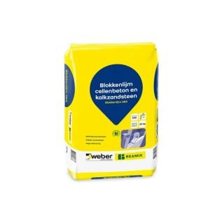 Weber Beamix blokkenlijm 365 zak 25kg